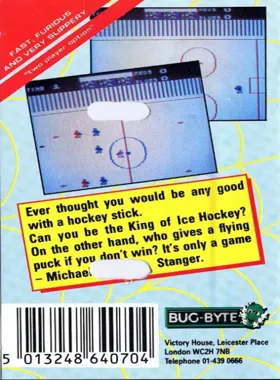 Hockey (1986)(Micropower) box cover back